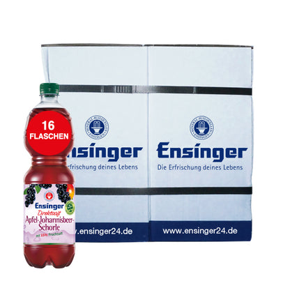 Ensinger DIREKTSAFT APFEL-JOHANNISBEER-SCHORLE Einweg