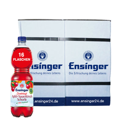 Ensinger DIREKTSAFT APFEL-SAUERKIRSCH-SCHORLE Einweg