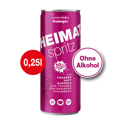 Heimat Spritz Traubensaft-Schorle 6er Pack Einweg