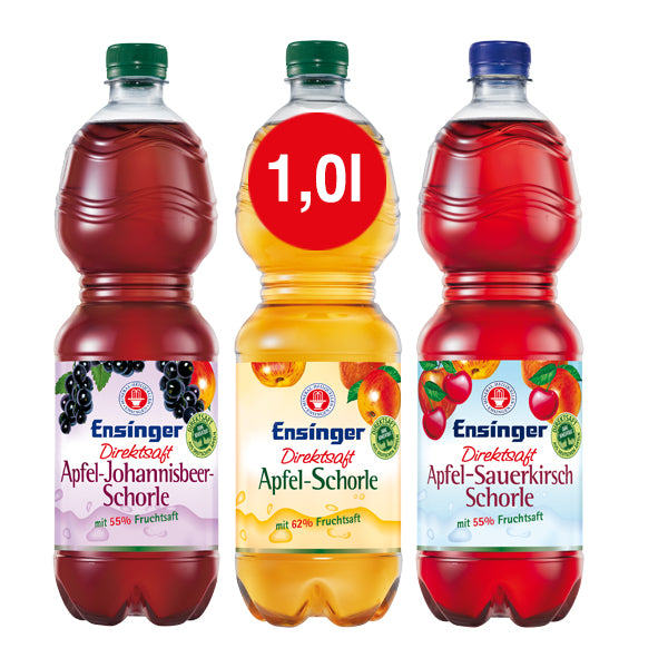 ENSINGER DIREKTSAFT-SCHORLEN PAKET Einweg