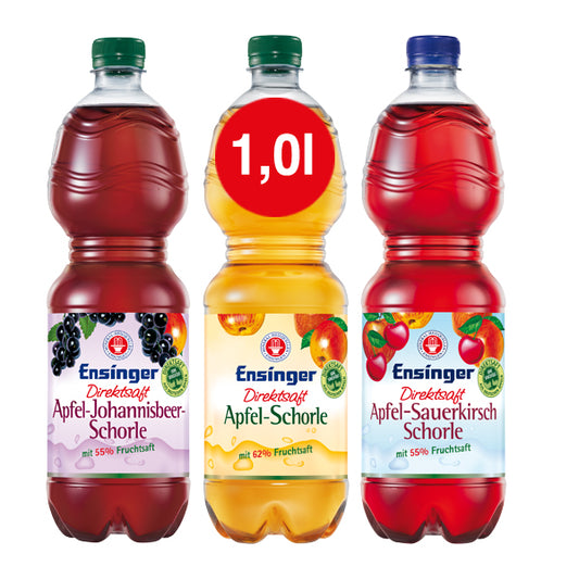 ENSINGER DIREKTSAFT-SCHORLEN PAKET Einweg